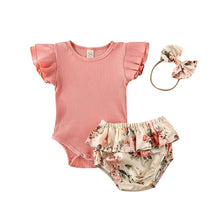 Load image into Gallery viewer, 0-24M Baby Summer Clothing With Headband