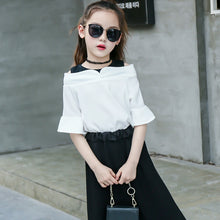 Load image into Gallery viewer, Fashion Chiffon Clothes Set For Girls
