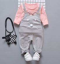 Load image into Gallery viewer, Spring Mice Print Baby Girls Outfit
