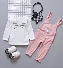 Load image into Gallery viewer, Spring Mice Print Baby Girls Outfit
