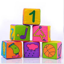 Load image into Gallery viewer, Cloth Building Blocks New Infant Giraff
