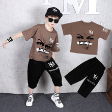 Load image into Gallery viewer, Cartoon T-shirt Short Summer Tracksuit
