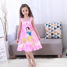 Load image into Gallery viewer, Anna Elsa Cute Nightgown For Girls
