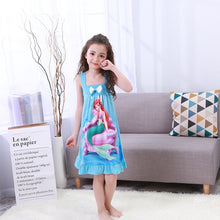 Load image into Gallery viewer, Anna Elsa Cute Nightgown For Girls
