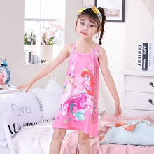 Load image into Gallery viewer, Anna Elsa Cute Nightgown For Girls

