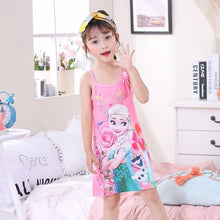 Load image into Gallery viewer, Anna Elsa Cute Nightgown For Girls
