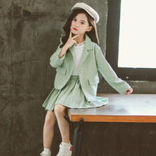 Load image into Gallery viewer, Girls Clothes Pleated Skirt &amp; Jacket Girls
