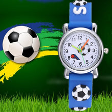Load image into Gallery viewer, Children's Watches 3D Football Cartoon Watch
