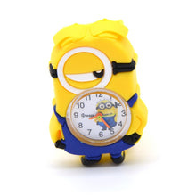 Load image into Gallery viewer, 3D Eye Minions Cartoon Watches Boys Girls
