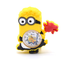 Load image into Gallery viewer, 3D Eye Minions Cartoon Watches Boys Girls
