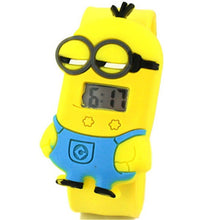 Load image into Gallery viewer, 3D Eye Minions Cartoon Watches Boys Girls
