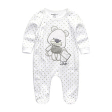 Load image into Gallery viewer, Full Sleeve Baby Rompers Dots Print
