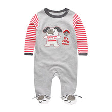 Load image into Gallery viewer, Full Sleeve Baby Rompers Dots Print
