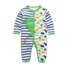 Load image into Gallery viewer, Full Sleeve Baby Rompers Dots Print
