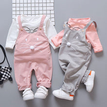 Load image into Gallery viewer, Spring Mice Print Baby Girls Outfit
