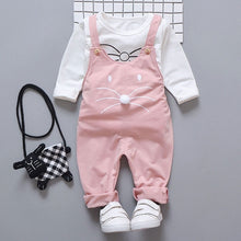Load image into Gallery viewer, Spring Mice Print Baby Girls Outfit
