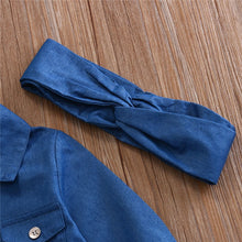 Load image into Gallery viewer, Girls Clothes Denim Skirt Set For Girls
