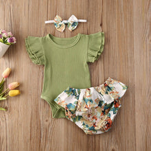 Load image into Gallery viewer, 0-24M Baby Summer Clothing With Headband
