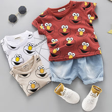 Load image into Gallery viewer, Cute Summer Cartoon Denim Set
