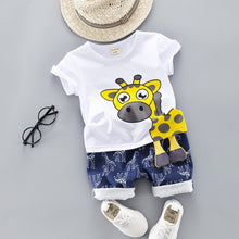 Load image into Gallery viewer, Giraffe Shirt Clothing Set for Boys

