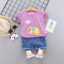 Load image into Gallery viewer, Giraffe Shirt Clothing Set for Boys
