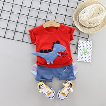 Load image into Gallery viewer, Giraffe Shirt Clothing Set for Boys
