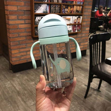 Load image into Gallery viewer, Cartoon Drinking Water Bottle With Straw
