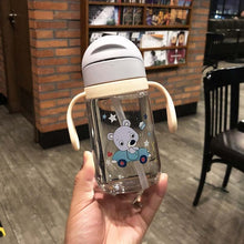 Load image into Gallery viewer, Cartoon Drinking Water Bottle With Straw
