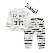 Load image into Gallery viewer, Rabbit Pattern Long Sleeve Outfit Set
