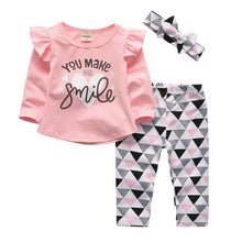 Load image into Gallery viewer, Rabbit Pattern Long Sleeve Outfit Set
