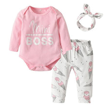 Load image into Gallery viewer, Rabbit Pattern Long Sleeve Outfit Set
