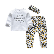 Load image into Gallery viewer, Rabbit Pattern Long Sleeve Outfit Set
