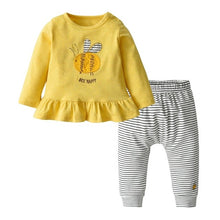 Load image into Gallery viewer, Rabbit Pattern Long Sleeve Outfit Set

