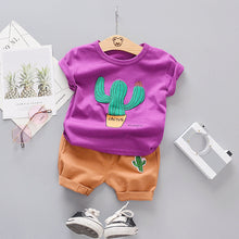 Load image into Gallery viewer, Giraffe Shirt Clothing Set for Boys
