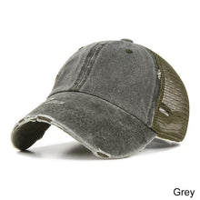 Load image into Gallery viewer, Girls Mesh Ponytail Fashion Caps
