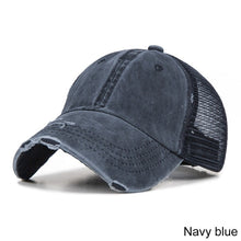 Load image into Gallery viewer, Girls Mesh Ponytail Fashion Caps
