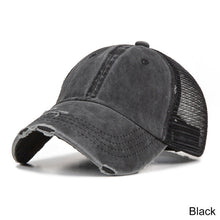 Load image into Gallery viewer, Girls Mesh Ponytail Fashion Caps
