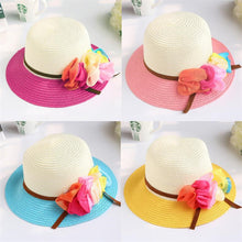 Load image into Gallery viewer, Fashion Summer Girl Woven Straw Hat
