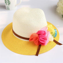 Load image into Gallery viewer, Fashion Summer Girl Woven Straw Hat

