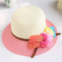Load image into Gallery viewer, Fashion Summer Girl Woven Straw Hat
