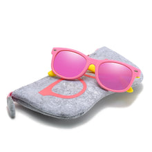 Load image into Gallery viewer, Girls Sunglasses Flexible Fashion With Bag
