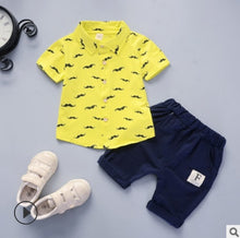 Load image into Gallery viewer, 4 Year Clothing Sets Mustache Top Denim

