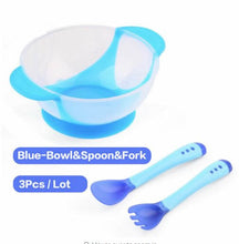 Load image into Gallery viewer, Children's Tableware Bowl Spoon Fork
